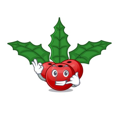 Bana karikatürde Noel 'de Holly Berry de.