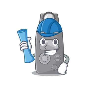 Mimari ışık ölçer çizgi filmle izole edildi