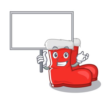 Maskot dolabında saklanmış tahta Noel Baba botlarını getir.