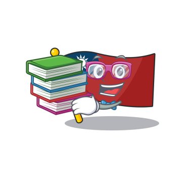 Tayvan bayraklı öğrenci çizgi film çekmecelerinde saklanır.