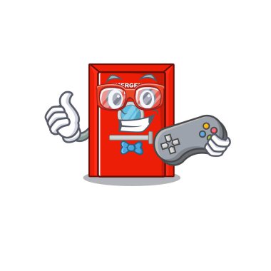 Maskotun acil çıkış kapısı.