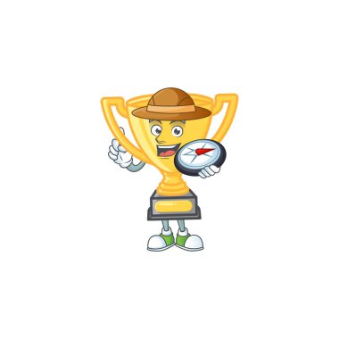 Kâşif ikonu, maskotlu altın kupa
