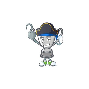 İkinci kazanan için korsan gümüşü kupası.