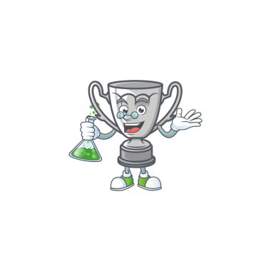 Çizgi film karakteri şekilli Profesör Silver Kupası.