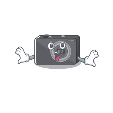 Maskotlu sürpriz dijital kamera.