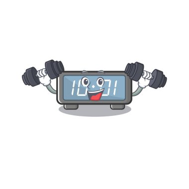 Fitness dijital saati maskotta izole edildi