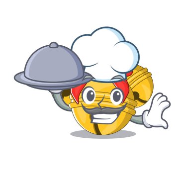 Yemekleri olan aşçı karakter şeklinde ziller çalıyor.