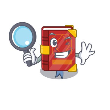 Dedektif büyü kitabı çizgi film rafında.