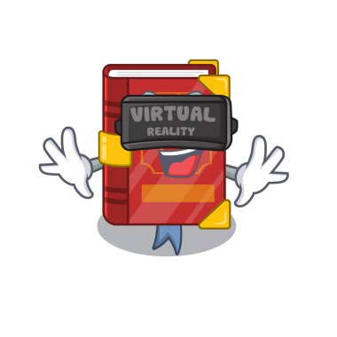 Sanal gerçeklik büyü kitabı karakterde izole edilmiş.