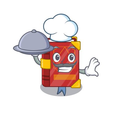 Yemek büyüsü kitabı olan aşçı karaktere bürünmüş.