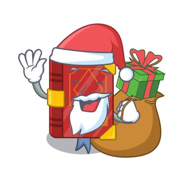 Hediye büyü kitabıyla Noel Baba 'nın maskotu