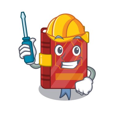 Otomotiv büyü kitabının maskotu