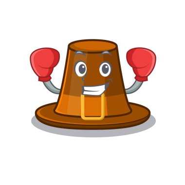 Maskot dolabında hacı şapkası.