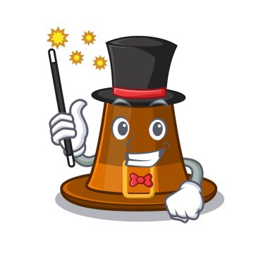 Sihirbaz hacı şapkası çizgi film masasında