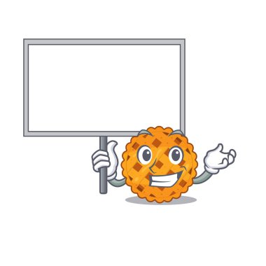 Çizgi film tabağında servis edilen balkabağı turtasını getir.