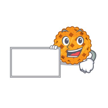 Çizgi film tabağında servis edilen balkabağı turtasıyla