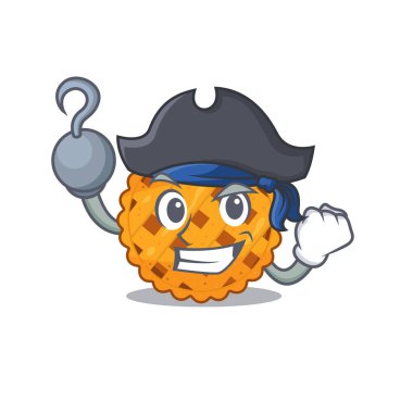 Çizgi film tabağında servis edilen balkabağı turtası.