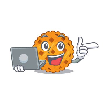 Çizgi film tabağında sunulan balkabağı turtasıyla