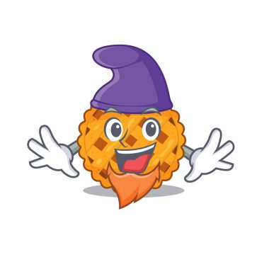 Çizgi film tabağında servis edilen elf kabağı turtası.