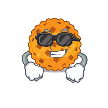 Çizgi film şeklinde süper havalı balkabağı turtası.