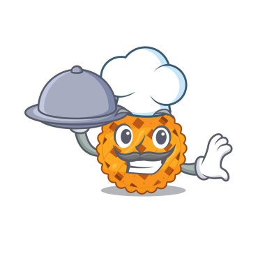 Maskota izole edilmiş, kabak kabaklı bir aşçı.