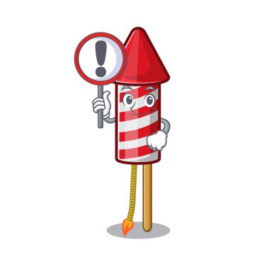 Havai fişek çizgi filmiyle karakteri izole ettik.