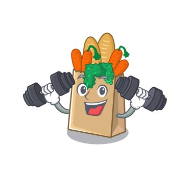 Maskot şekilli spor çantası.