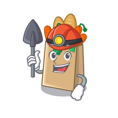 Karakterle izole edilmiş bir maden torbası.