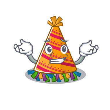 Çizgi filmdeki sırıtan parti şapkası.