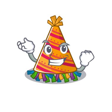 Çizgi filmde başarılı bir parti şapkası.