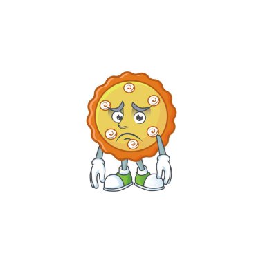 Pasta elmalı turta çizgi film karakteri şeklinden korkuyorum.