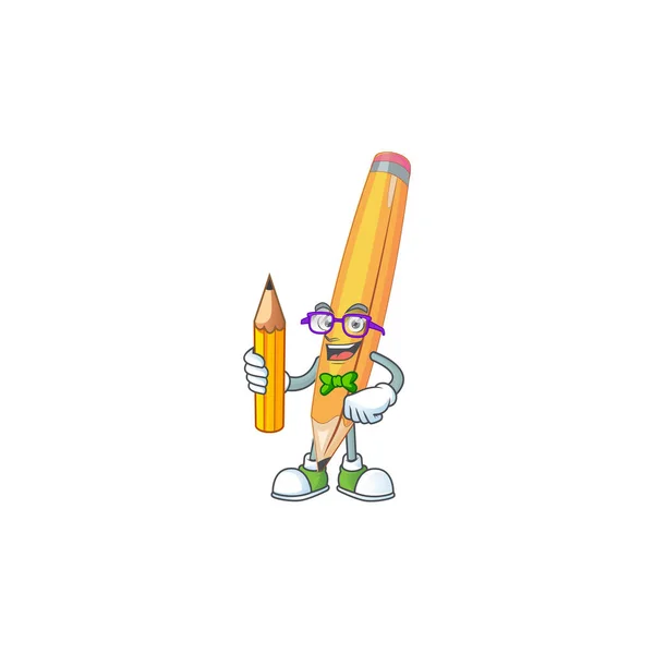 Студентський гострий олівець для школи обладнання . — стоковий вектор