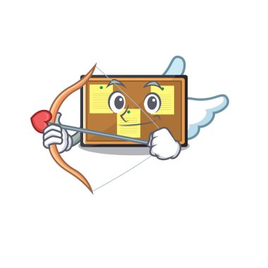 Çizgi film şekilli Cupid ilan tahtası