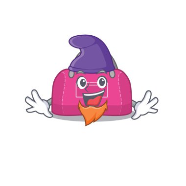 Bir Elf masalı karakteri olarak kadın spor çantasının sevimli bir çizgi filmi.