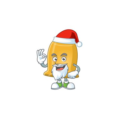 Çan Noel Baba çizgi film tasarımı kavramı