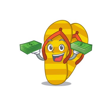 Zengin biri, çok parası olan çizgi film karakterini terletir.