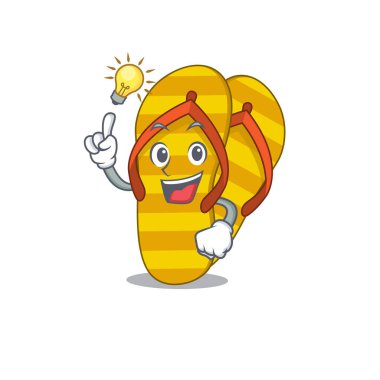 Akıllı parmak arası terliklerin maskot karakterinin bir fikri vardır.