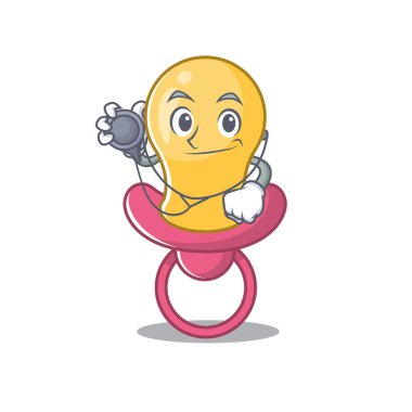 Bebek emziğinin aletli gülen doktor çizgi film karakteri