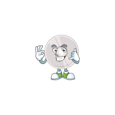 CD 'nin karikatür resmi bir çağrı hareketi yap