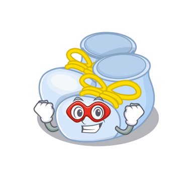 Süper kahraman karakterli bir erkek bebek çizmesi.