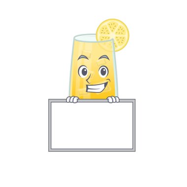 tornavida kokteyl karikatür tasarımı bir panonun arkasında duruyor