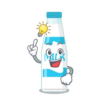 Akıllı süt şişesinin maskot karakterinin bir fikri var.