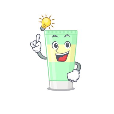 Akıllı temizlik köpüğünün maskot karakterinin bir fikri var.