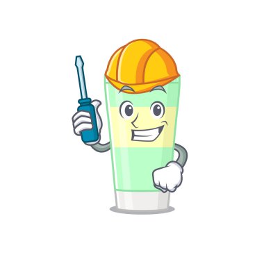 Köpük temizleme karikatür tasarımı bir otomotiv olarak çalıştı