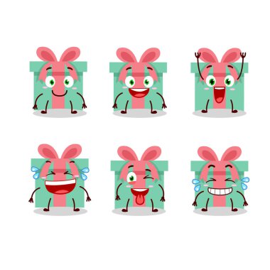 Gülümseme ifadesi olan bir çizgi film karakteri.