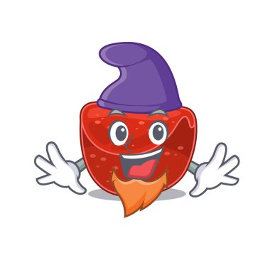 Bir Elf peri masalı karakteri olarak rulo köfte dizaynı. Vektör illüstrasyonu