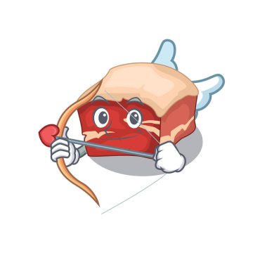 Sevimli bir domuz göbeği, oklu bir aşk romanı gibi.