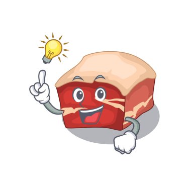 Dahi domuz göbeği maskotunun bir fikri var.