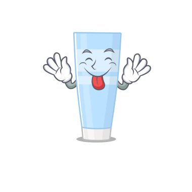 Komik göz kremi çizgi film tasarımı.