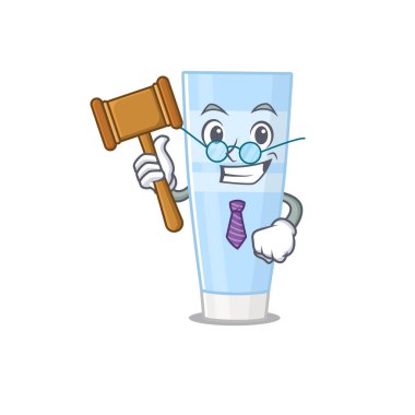 Gözlük takan akıllı bir maskot tasarımı uzmanı.